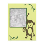 MOnkey Birthday photo frame postcards