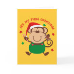 Monkey Boy 1st Christmas cards