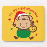 Monkey Boy 1st Christmas mousepads
