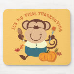 Monkey Boy 1st Thanksgiving mousepads