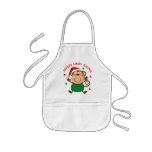Monkey Boy Santas Helper Apron