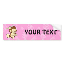 Monkey Bumper sticker