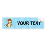Monkey bumper sticker bumper stickers