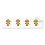 Monkey bumper stickers