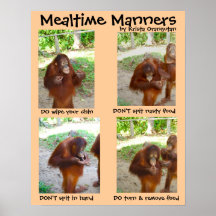 Monkey Business Manners with Krista O Poster