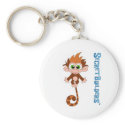 Monkey Button keychains