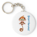Monkey Button keychains