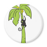 Monkey Climbing a Tree magnets