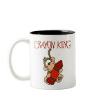 Monkey Crayon King mugs