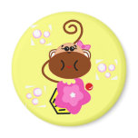 Monkey & Cupcake magnets