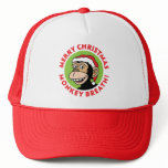 Monkey Elf Christmas hats