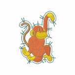 Monkey embroidered shirts