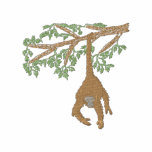 Monkey embroidered shirts