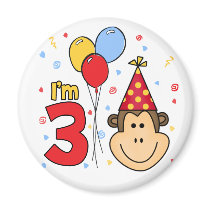 Monkey Face 3rd Birthday