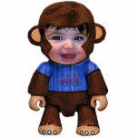 Monkey Face - Boy photo sculptures
