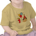 Monkey Face First Birthday t-shirts
