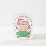 Monkey Girl 1st Christmas Mug
