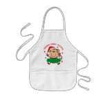 Monkey Girl Santas Helper Aprons