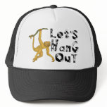 Monkey Hang Out hats