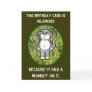 Monkey Hilarious Birthday Card