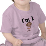 Monkey I'm 1 Birthday Tshirts and Gifts