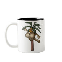 Monkey in Banana Tree Mugs