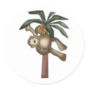 Monkey in Banana Tree   stickers