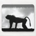 Monkey in London Tower mousepad
