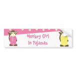 Monkey in Pyjamas bumper stickers