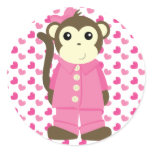 Monkey in Pyjamas stickers