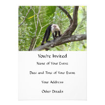Monkey in the Jungle Personalized Invitation