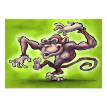 Monkey Invitation