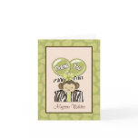 Monkey Jungle Baby Shower CA Thank You Note Card