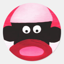 Monkey Lips Sticker