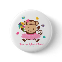 Monkey Little Sister Pins