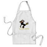 Monkey Love Fling Poo Funny aprons