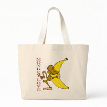 Monkey Love Fling Poo Funny Bags