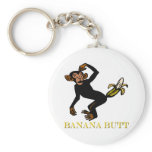 Monkey Love Fling Poo Funny keychains
