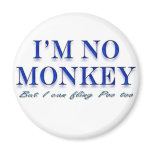 Monkey Love Fling Poo Funny magnets