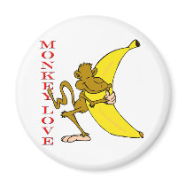 Monkey Love Fling Poo Funny