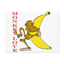 Monkey Love Fling Poo Funny