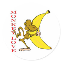 Monkey Love Fling Poo Funny