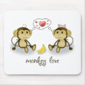 Monkey Love Mousepad