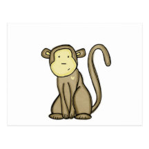 monkey love post cards