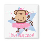Monkey Love Tutu Dance magnets