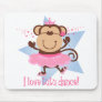 Monkey Love Tutu Dance Mousepad