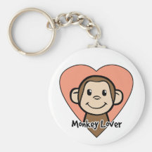 Monkey Lover Keychain