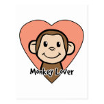 Monkey Lover Post Card