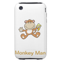 Monkey Man Iphone 3 Tough Covers