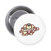 Monkey Mummy Pins